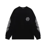 Chrome Hearts Hoodies  Black/White #B54688