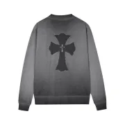 Chrome Hearts Hoodies Gray/Red #B54833