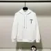 Chrome Hearts Inspired White Hoodie With Signature Cross Logo Print #B54395