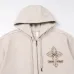 Chrome Hearts Zip Hoodie Embossed Cross Embroidery Front & Back, Multi Colors #A68777
