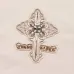 Chrome Hearts Zip Hoodie Embossed Cross Embroidery Front & Back, Multi Colors #A68777