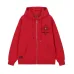 Chrome Hearts Zip Hoodie Embossed Cross Embroidery Front & Back, Multi Colors #A68777