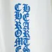 Chrome Hearts Zip Up Hoodie Blue Gothic Script Logo, White & Black #A68770