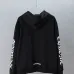 Chrome Hearts Zip Up Hoodie Blue Gothic Script Logo, White & Black #A68770