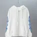 Chrome Hearts x Rolling Stones Zip Up Hoodie White Blue Tongue Logo #A68768