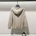 Chic Christian Dior Inspired White Hoodie with Elegant Embroidery #B54393