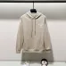 Chic Christian Dior Inspired White Hoodie with Elegant Embroidery #B54393