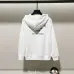 Chic Christian Dior Inspired White Hoodie with Elegant Embroidery #B54393
