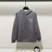 Chic Christian Dior Inspired White Hoodie with Elegant Embroidery #B54393