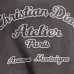 Dior Christian Dior Atelier Logo Embroidered Hoodie, White Khaki Dark Brown Black #A69020