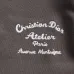Dior Christian Dior Atelier Logo Embroidered Hoodie, White Khaki Dark Brown Black #A69020