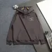 Dior Christian Dior Atelier Logo Embroidered Hoodie, White Khaki Dark Brown Black #A69020