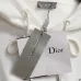 Dior Christian Dior Atelier Logo Embroidered Hoodie, White Khaki Dark Brown Black #A69020