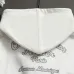 Dior Christian Dior Atelier Logo Embroidered Hoodie, White Khaki Dark Brown Black #A69020