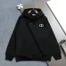 Dior Classic CD Logo Embroidered 420g Heavyweight Hoodie, White Brown Grey Pink Black #A69019