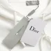 Dior Classic CD Logo Embroidered 420g Heavyweight Hoodie, White Brown Grey Pink Black #A69019