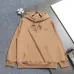 Dior Classic CD Logo Embroidered 420g Heavyweight Hoodie, White Brown Grey Pink Black #A69019