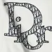 Dior Classic Dior Logo Embroidered Crew Neck Sweatshirt, White and Black #A69021