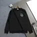 Dior Classic Dior Logo Embroidered Crew Neck Sweatshirt, White and Black #A69021