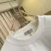 Dior Crew Neck Sweatshirt With Orange Logo Print On Chest, White, Black #A69410