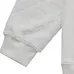 Dior White Textured Hoodie With Signature Pattern For Sophisticated Casual Style #B54226
