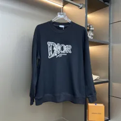 Dior hoodies for Dior hoodie for men Black/White #B54431