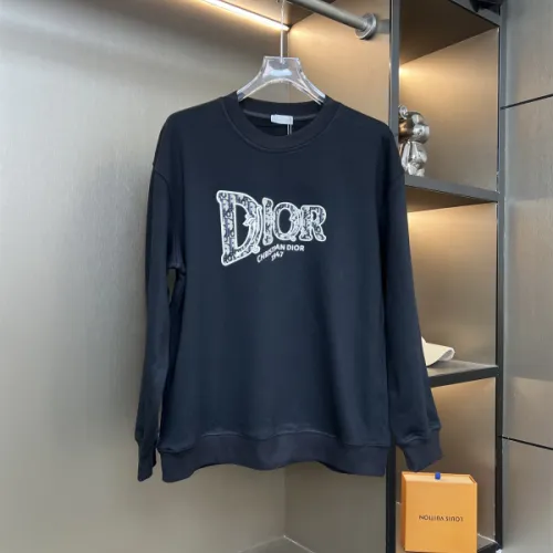 Dior hoodies for Dior hoodie for men Black/White #B54431