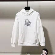 Dior hoodies for Dior hoodie for men Black/White #B54692