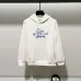 Stylish Dior - Inspired Cream Hoodie with Unique Slogan Print #B54394