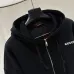 Gucci 460G Heavyweight Zip-Up Hoodie Sweatshirt, Black #A68187