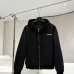 Gucci 460G Heavyweight Zip-Up Hoodie Sweatshirt, Black #A68187