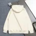 Gucci Classic Color Block GG Logo Hoodie, White, Grey, Black #A69007
