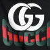 Gucci Classic Color Block GG Logo Hoodie, White, Grey, Black #A69007