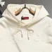 Gucci Classic Embroidered Solid Logo Hoodie, White, Grey, Black #A69009