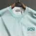 Loewe Classic Anagram Embroidered Washed Tie-Dye Crew Sweatshirt, Gradient Colors #A69017
