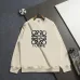 Loewe Classic Anagram Logo Embroidered Crew Neck Sweatshirt, Cream and Black #A69016