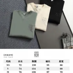 Loewe Classic Anagram Logo Embroidered Crew Neck Sweatshirt, Sage Green Cream Black #A69018