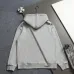 Louis Vuitton 3D Embroidery Zip Up Hoodie, Grey, Black #A68997