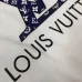 Louis Vuitton Blue Monogram LV Logo Crewneck Sweatshirt, Black, White #A69381