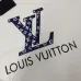Louis Vuitton Blue Monogram LV Logo Crewneck Sweatshirt, Black, White #A69381