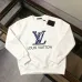 Louis Vuitton Blue Monogram LV Logo Crewneck Sweatshirt, Black, White #A69381