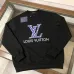 Louis Vuitton Blue Monogram LV Logo Crewneck Sweatshirt, Black, White #A69381