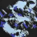 Louis Vuitton Blue Star Graffiti Crewneck Sweatshirt, Black, White #A69377