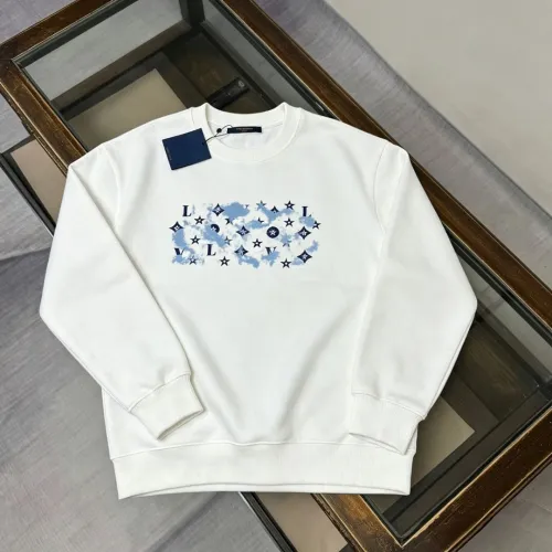Louis Vuitton Blue Star Graffiti Crewneck Sweatshirt, Black, White #A69377