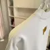 Louis Vuitton Crew Neck Sweatshirt With Gold Embroidered Logo, White, Black #A69409