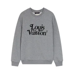 Louis Vuitton Hoodie Gray 1:1 Quality EUR Sizes #99925750