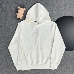 Louis Vuitton Hoodie With Embossed Monogram Design Luxury Casual Fashion Piece Black/White/Grey #B54320