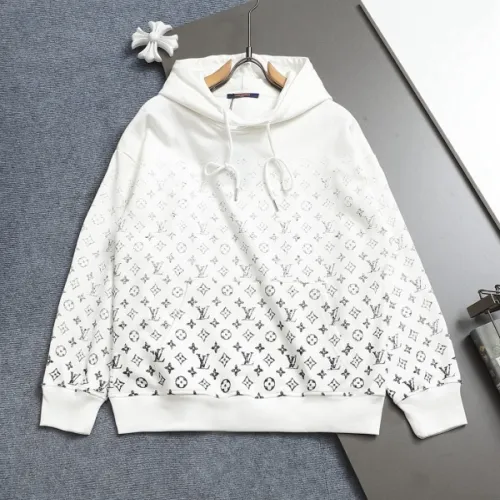 Louis Vuitton Hoodies for MEN Black/White 420g #B54469