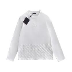Louis Vuitton Hoodies for MEN Black/White #B54578