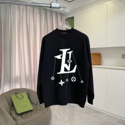 Louis Vuitton Hoodies for MEN Black/White #B54830